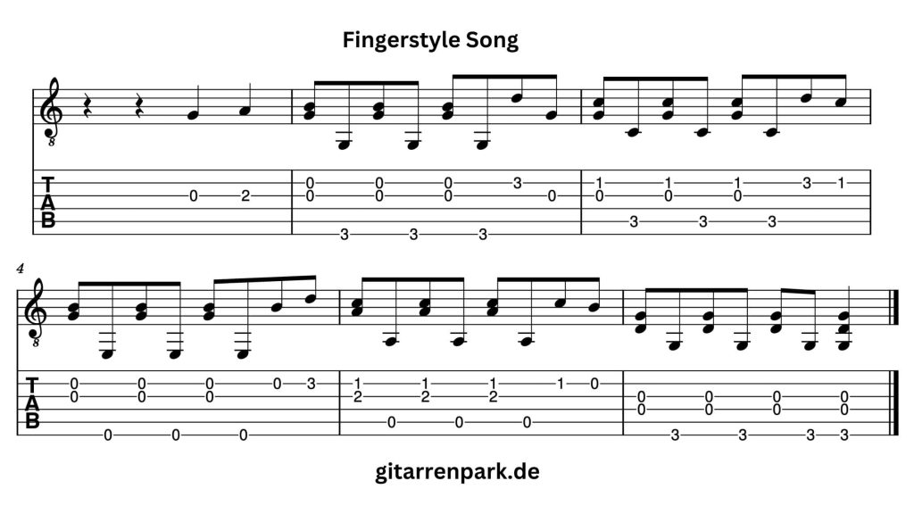 Fingerstyle Lied- Fingerstyle Song