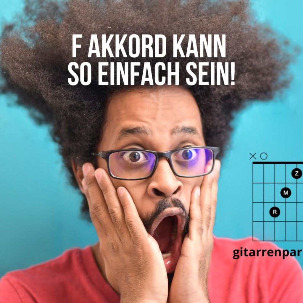 F Akkord Gitarre