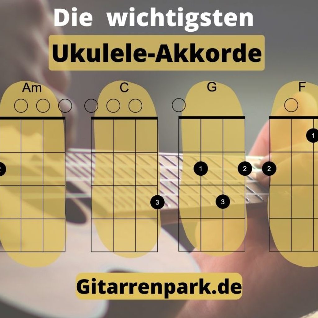 Ukulele Akkorde - Ukulele griffe